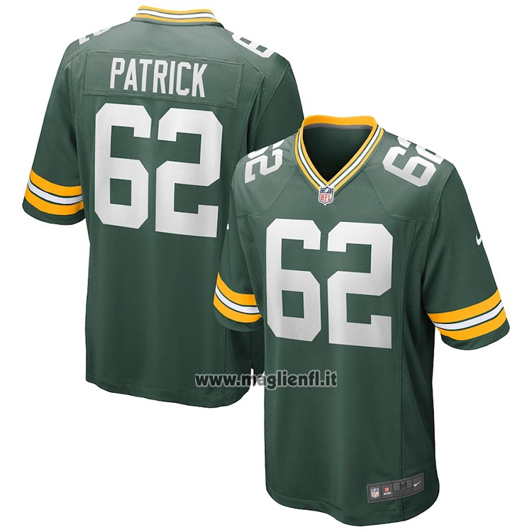Maglia NFL Game Green Bay Packers Lucas Patrick Verde